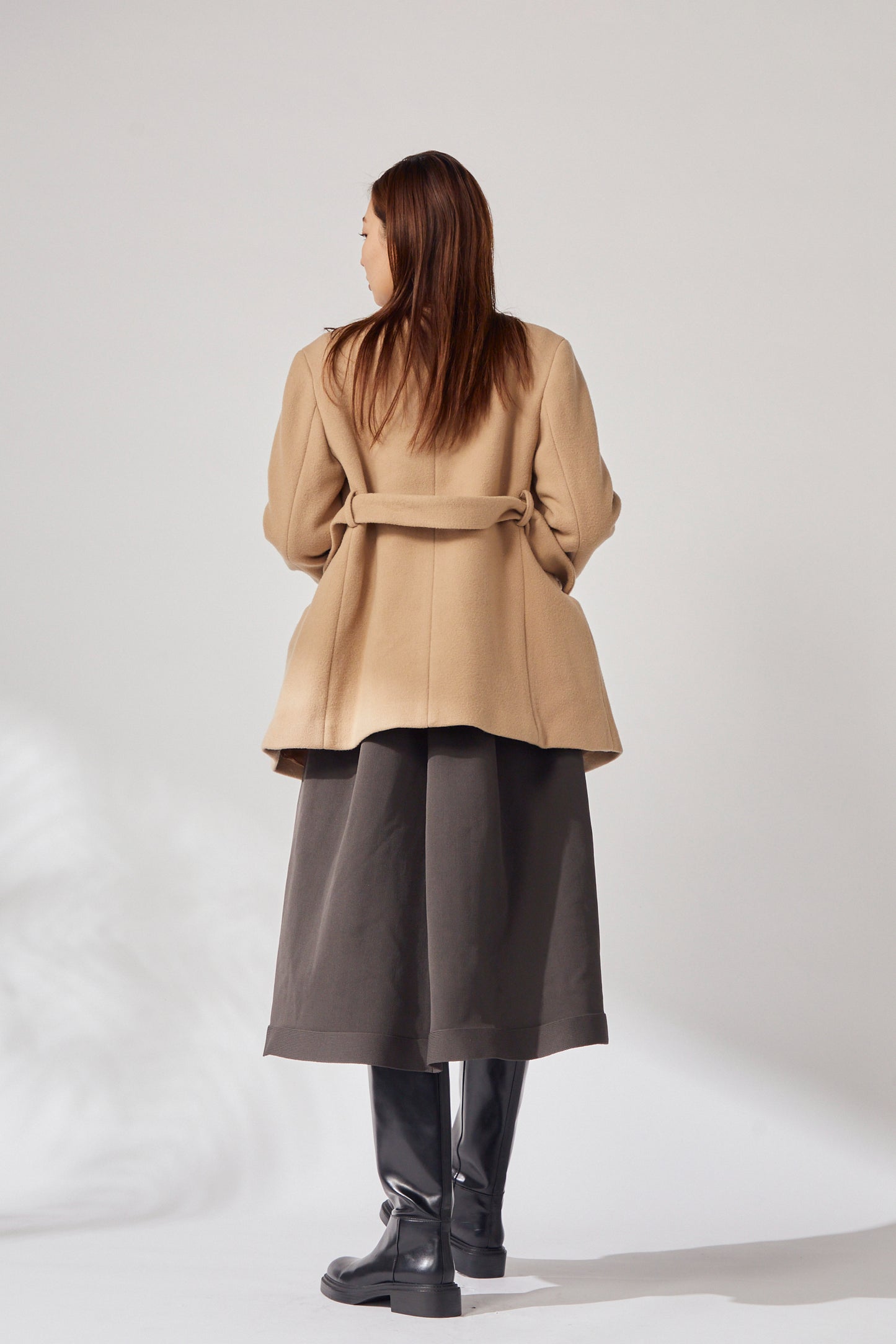 Audire melton coat (Camel)