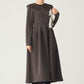 Christina knit dress (Charcoal brown)