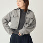 Gentle blouson (Light gray)