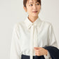 Double collar dress shirt (White)