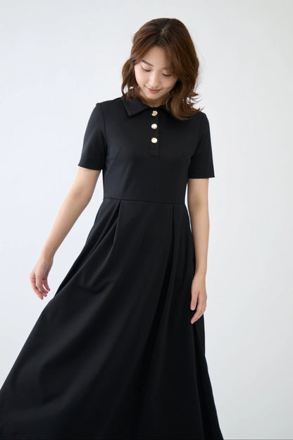 Matinee soiree dress(Black)