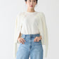 Bowtie rib ensemble knit(Ivory)