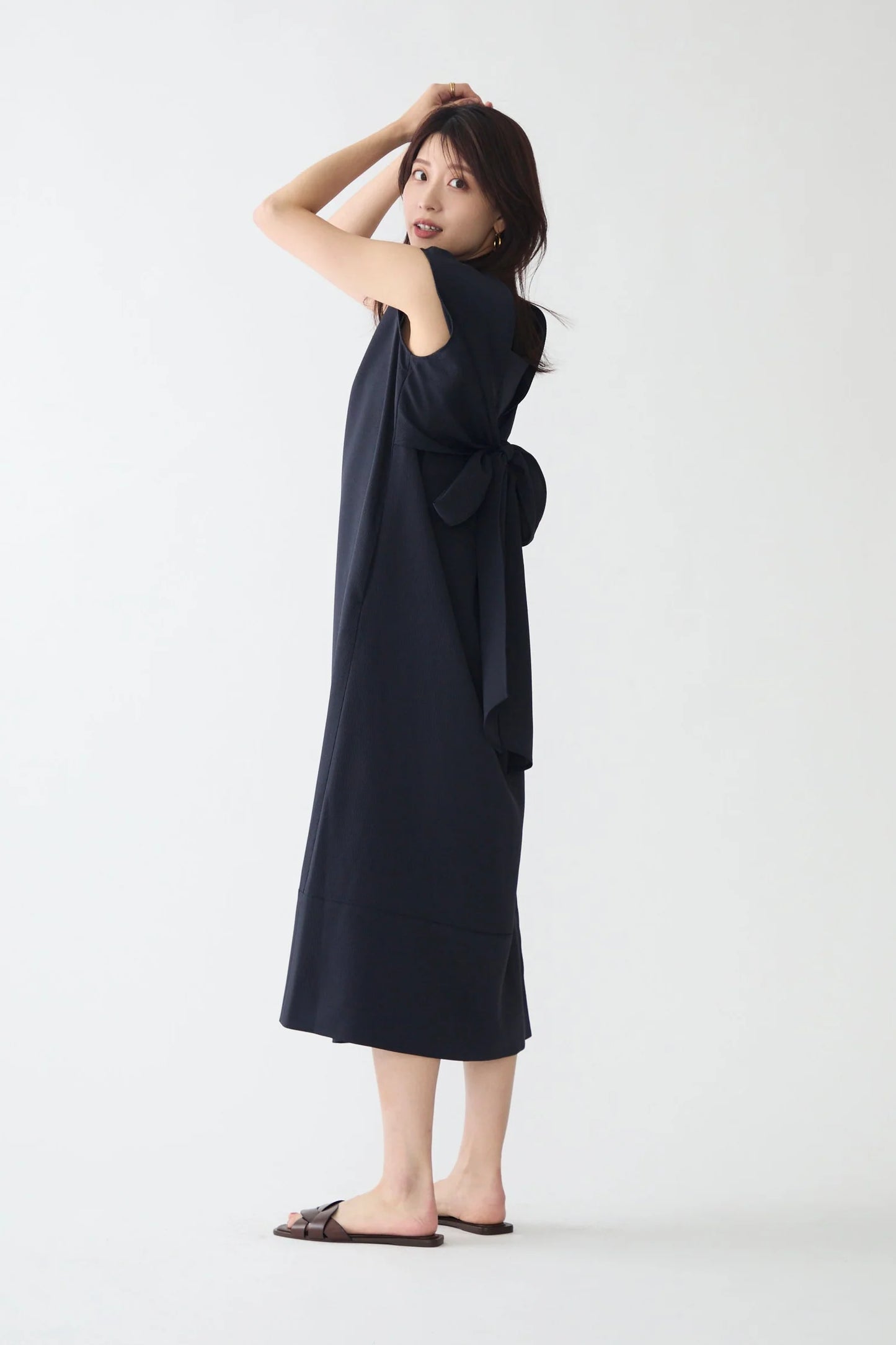 7days wrap dress(Navy)