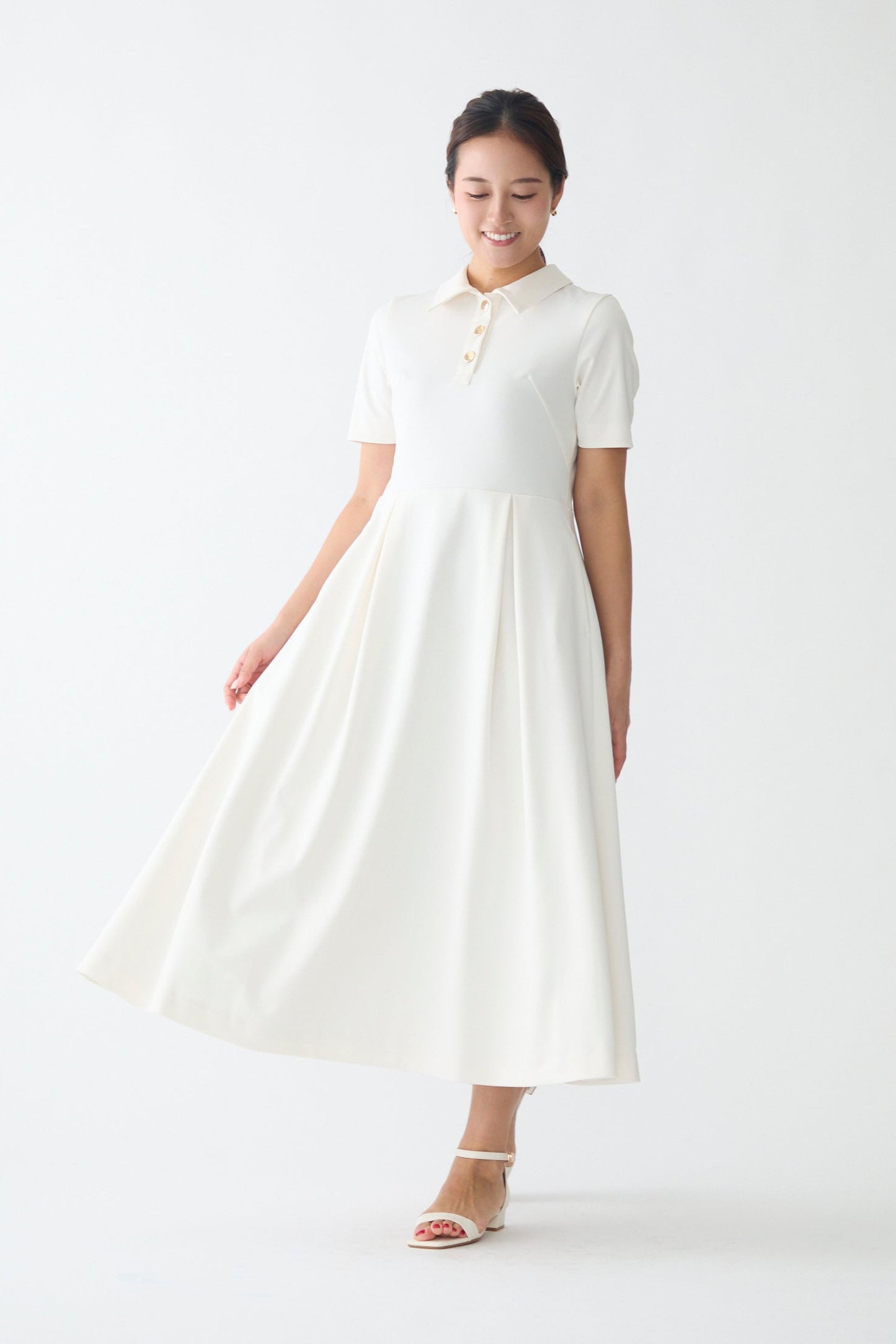 Matinee soiree dress(Ivory)