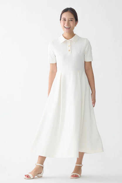 Matinee soiree dress(Ivory)