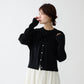 Bowtie rib ensemble knit(Black)