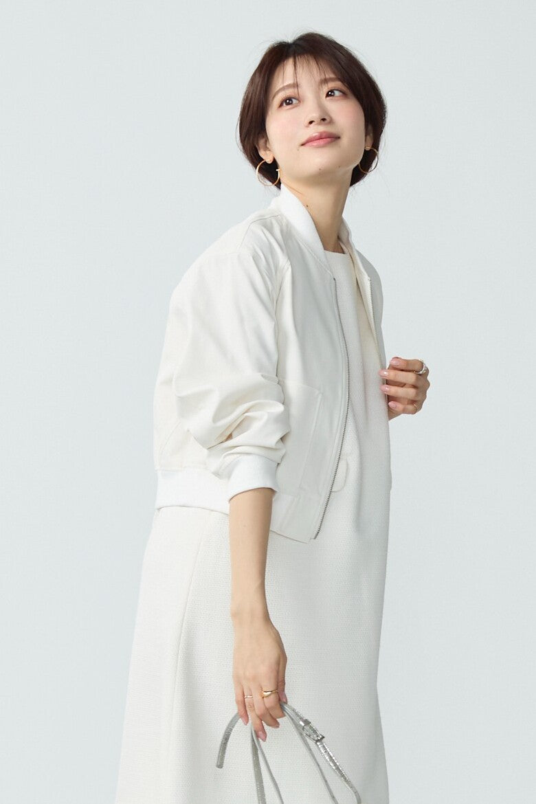 Audire ホワイト クロップドジャケット M Outerwears – Audire
