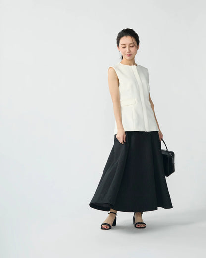 Roomy formal vest (Ivory)