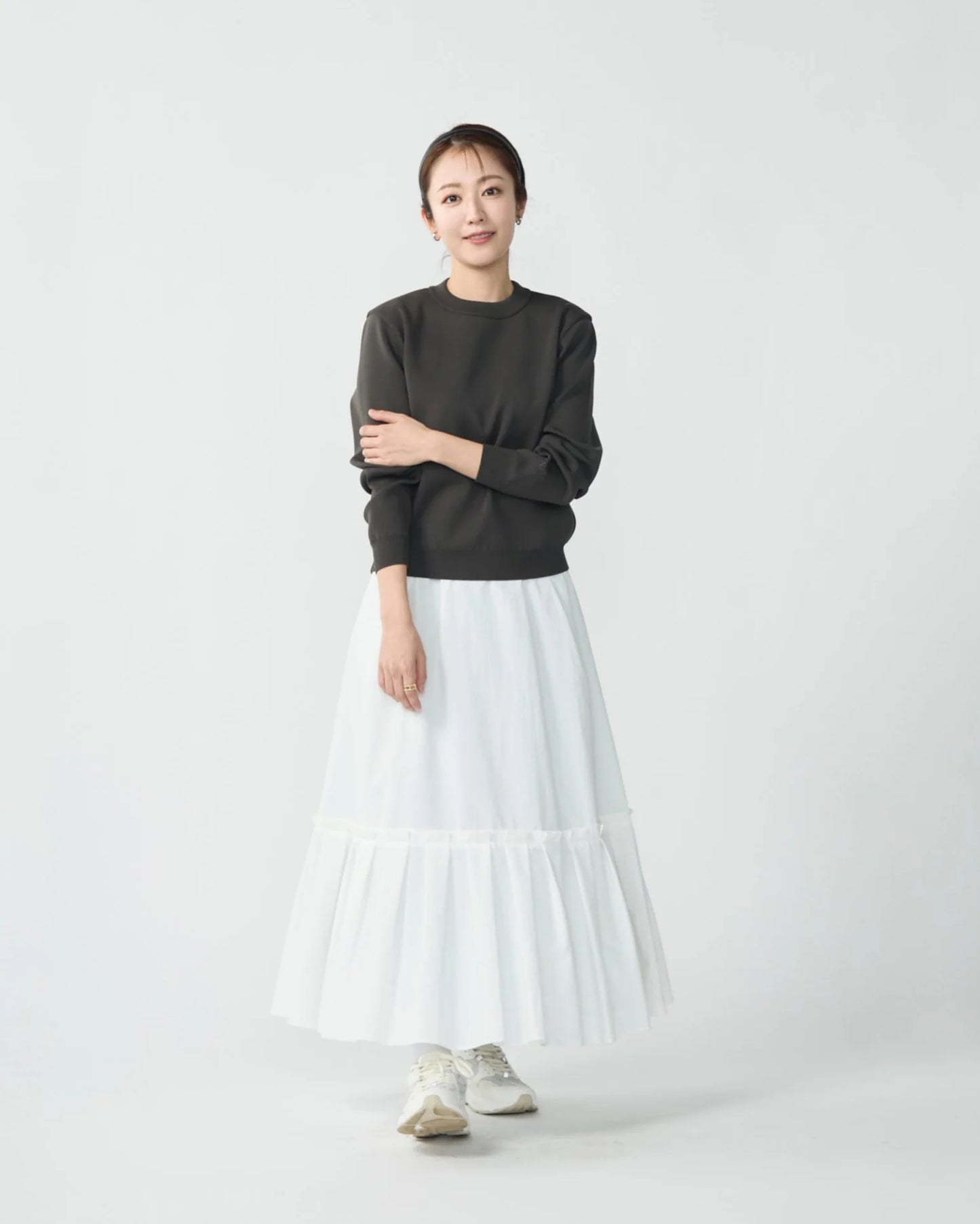 Christina knit PO (Charcoal brown)