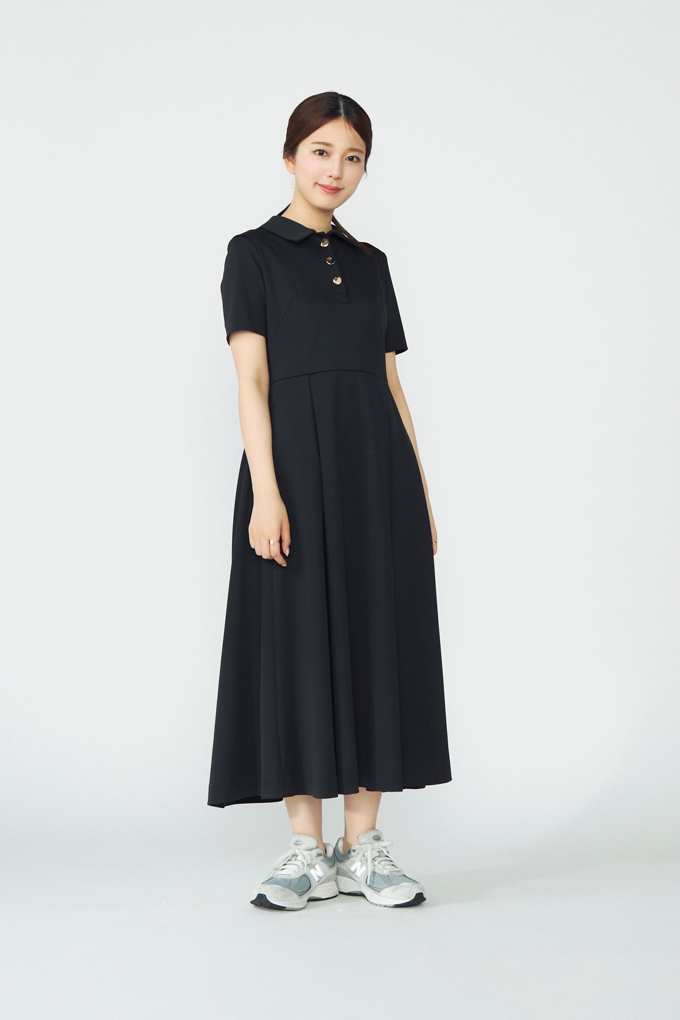 Matinee soiree dress(Black)