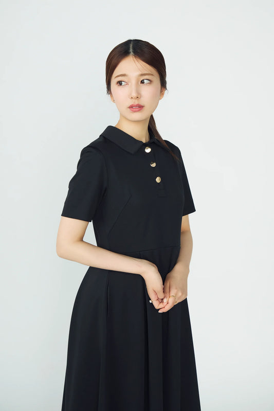 Matinee soiree dress(Black)