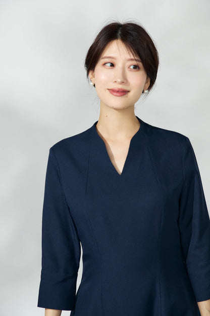 Catherine flare dress (Navy)