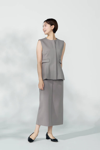 Roomy formal skirt (Moca)