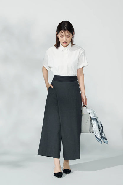 Casual date shirt(White)