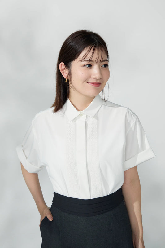 Casual date shirt(White)