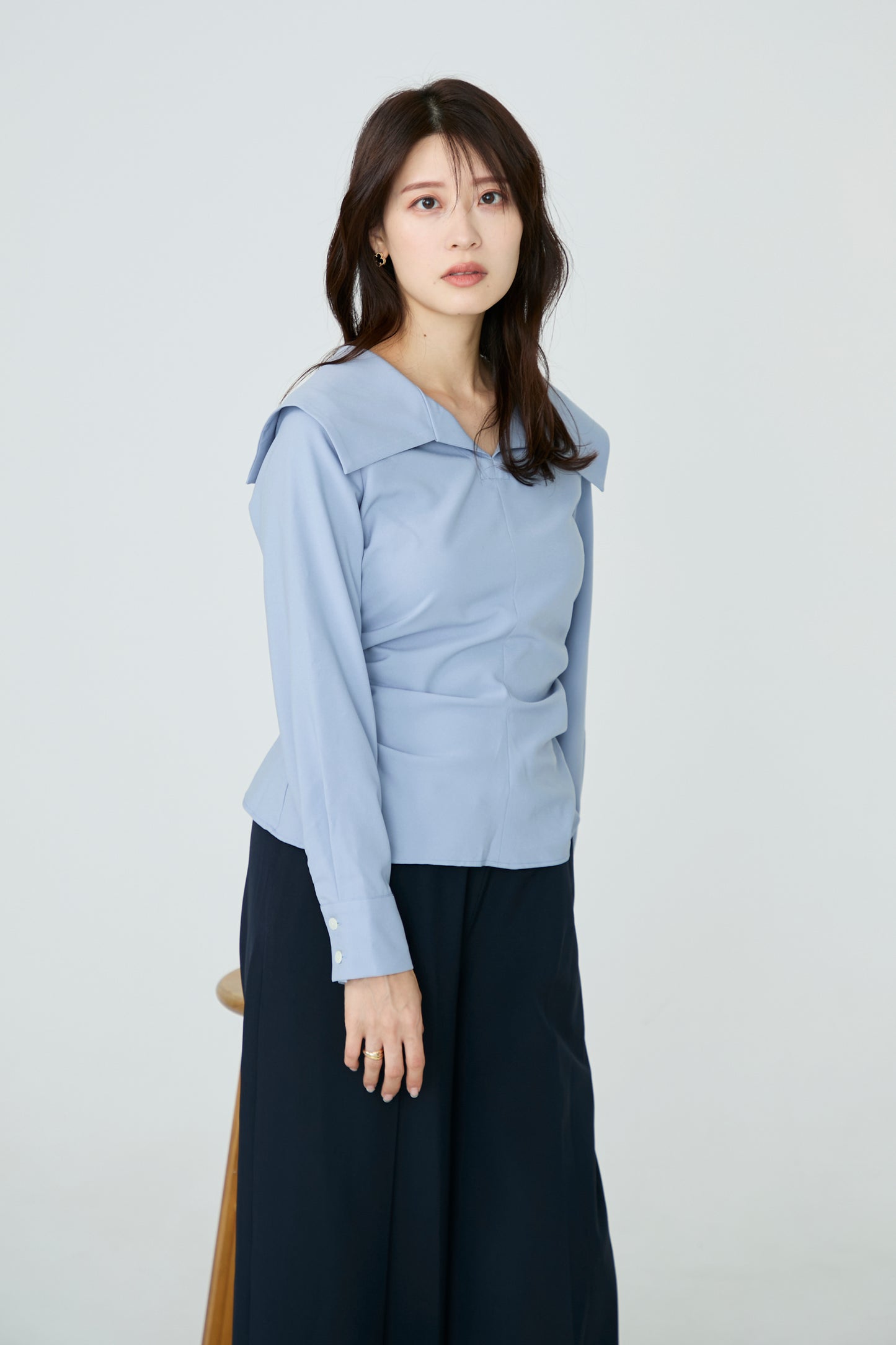 Shoreline blouse(Blue)