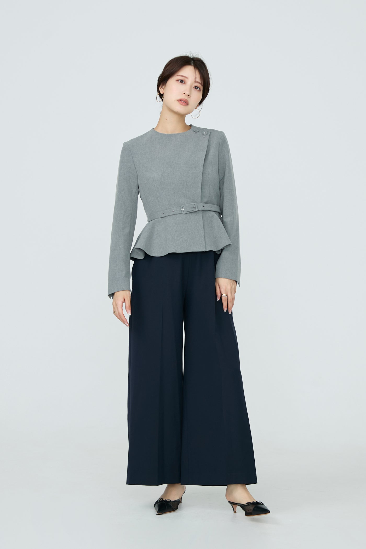 Noona relaxing pants(Navy)