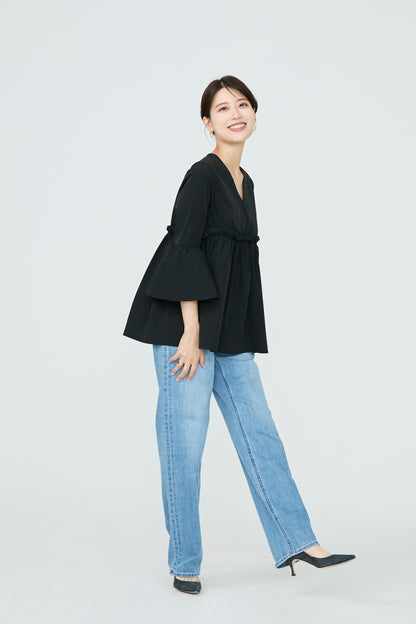 Frills over tops(Black)