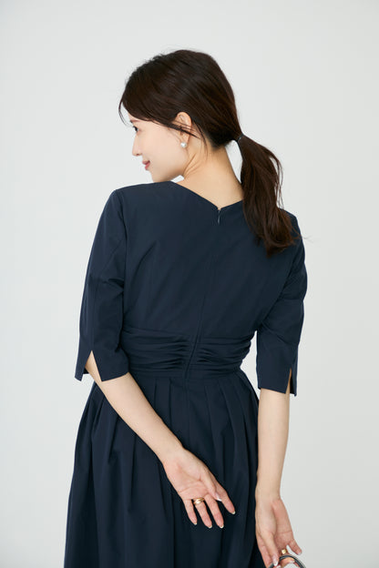 KushuKushu tack dress(Navy)