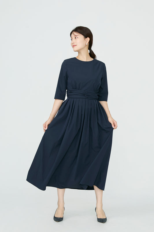 KushuKushu tack dress(Navy)