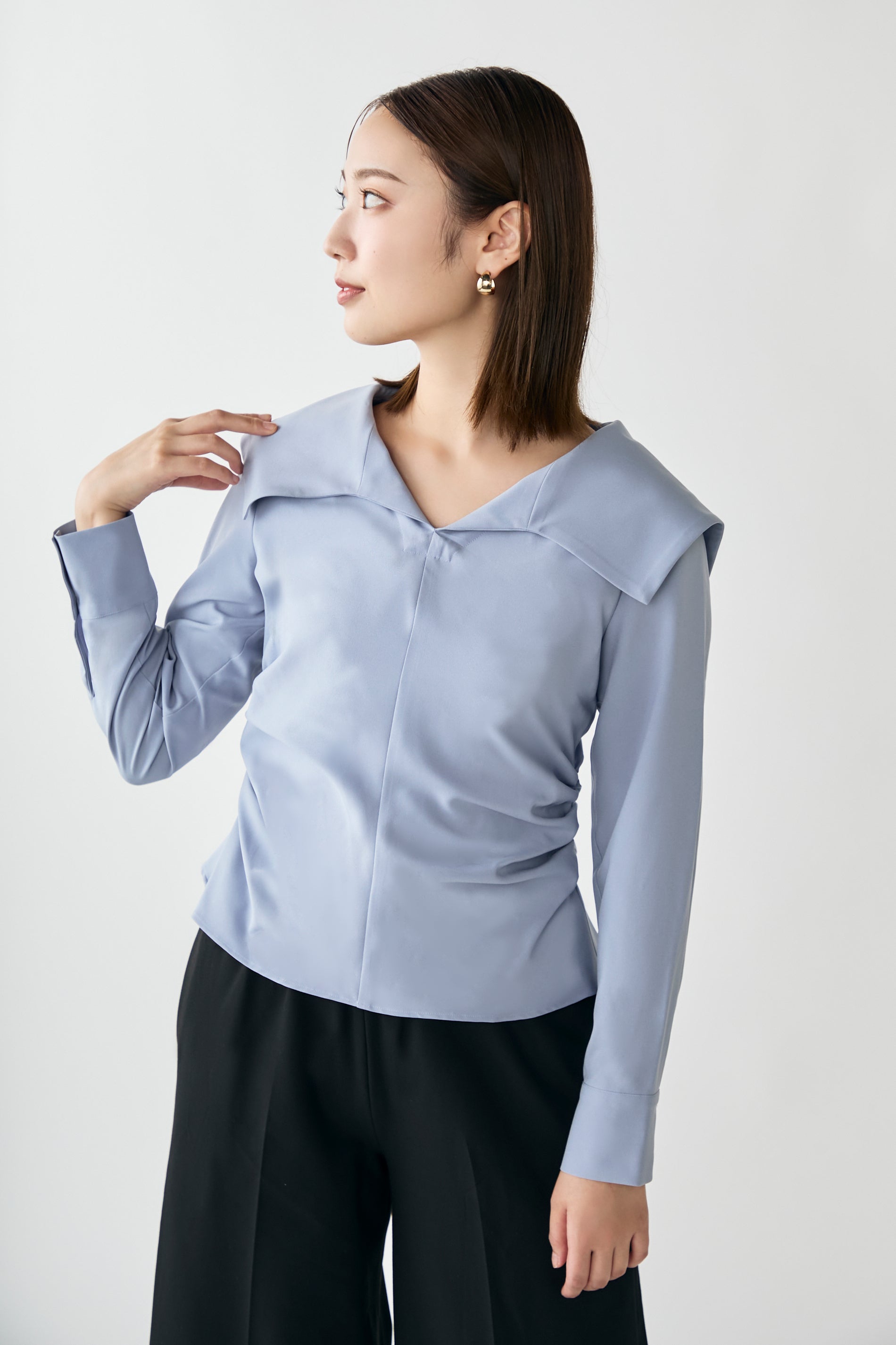 Shoreline blouse(Blue) – Audire