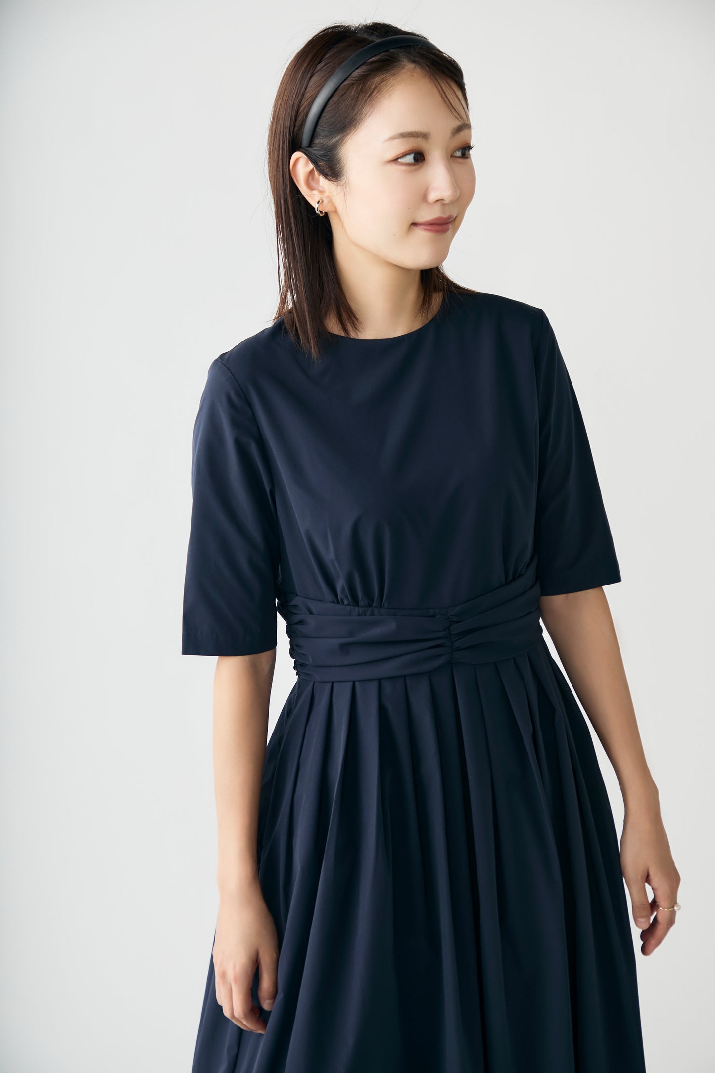 KushuKushu tack dress(Navy)