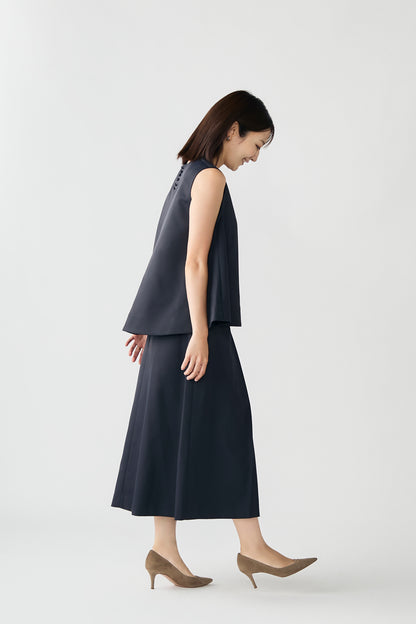 Frame trad skirt(Navy)