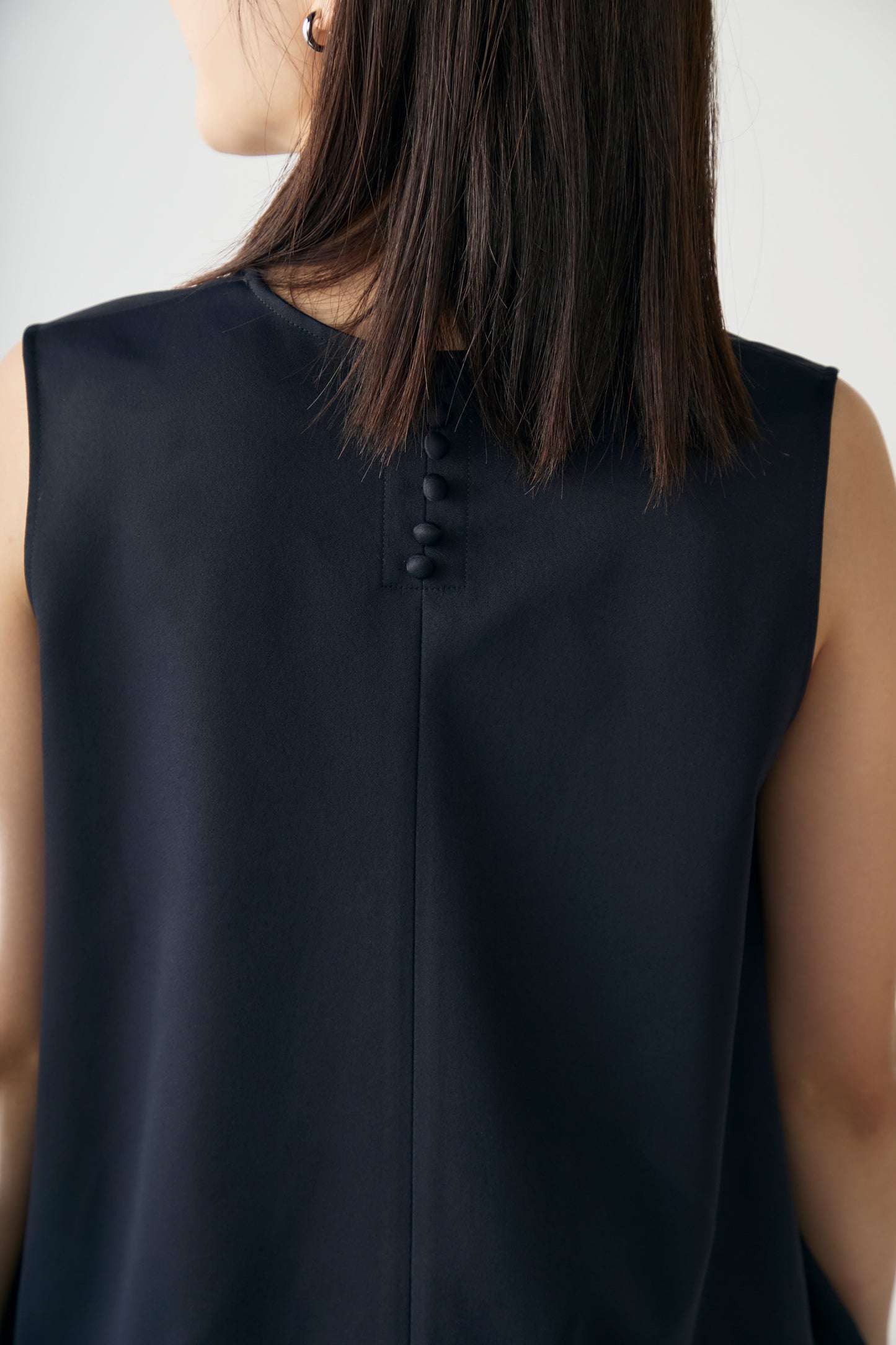 Frame layeard vest(Navy)