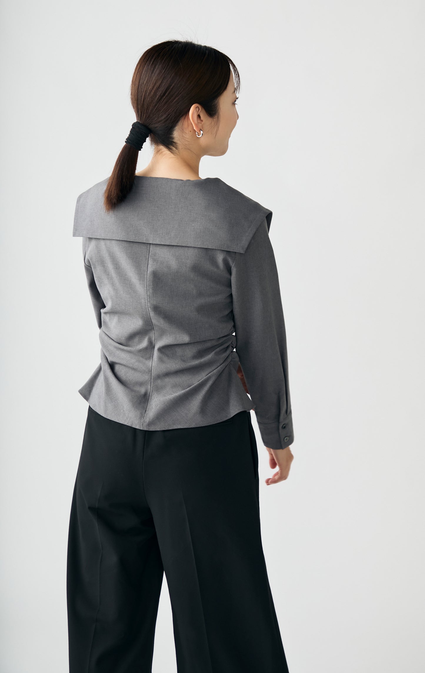 Shoreline blouse(Gray)