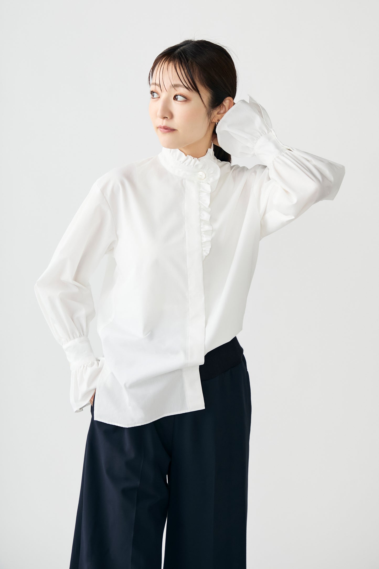 French chic blouse(White)