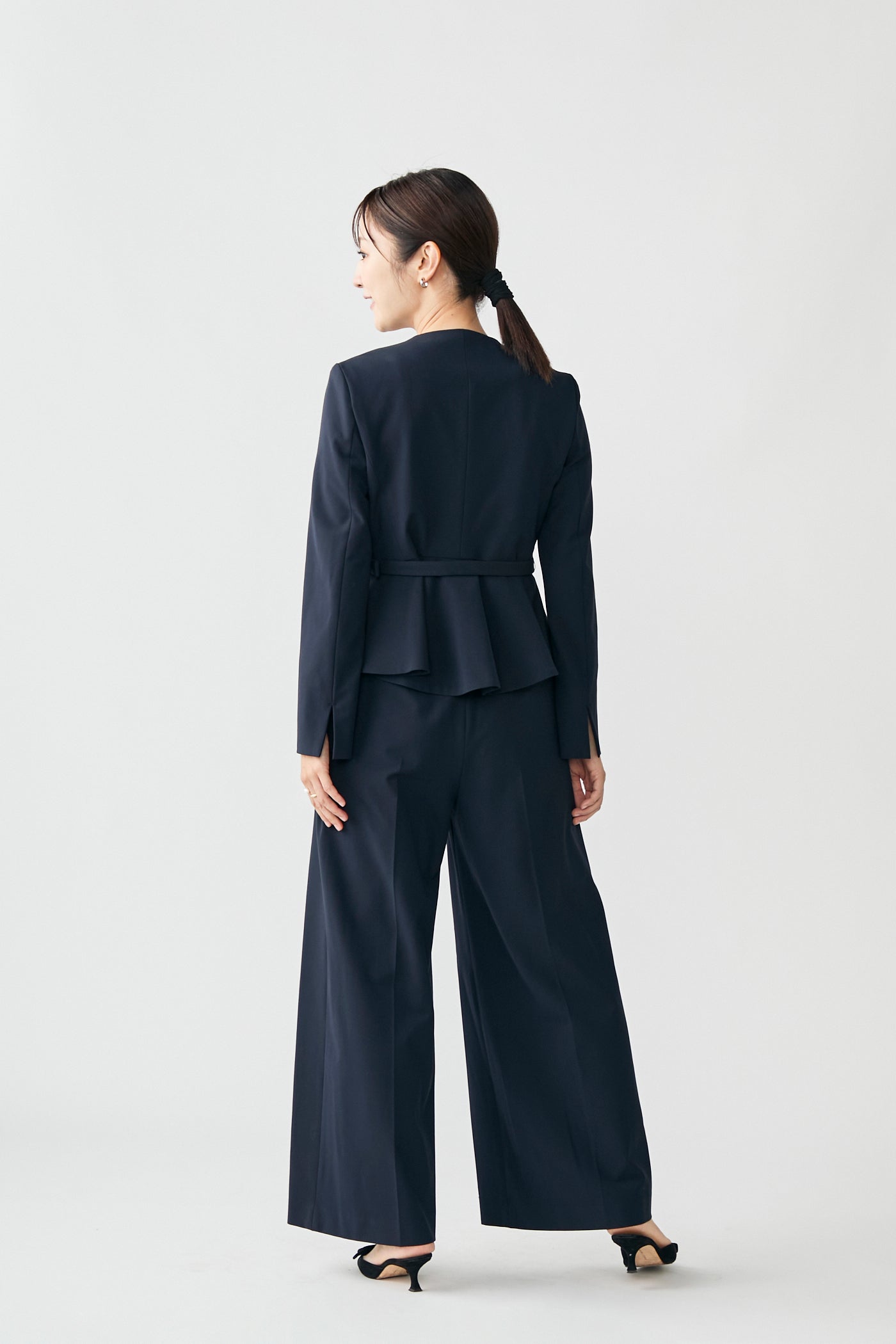 Noona relaxing pants(Navy)