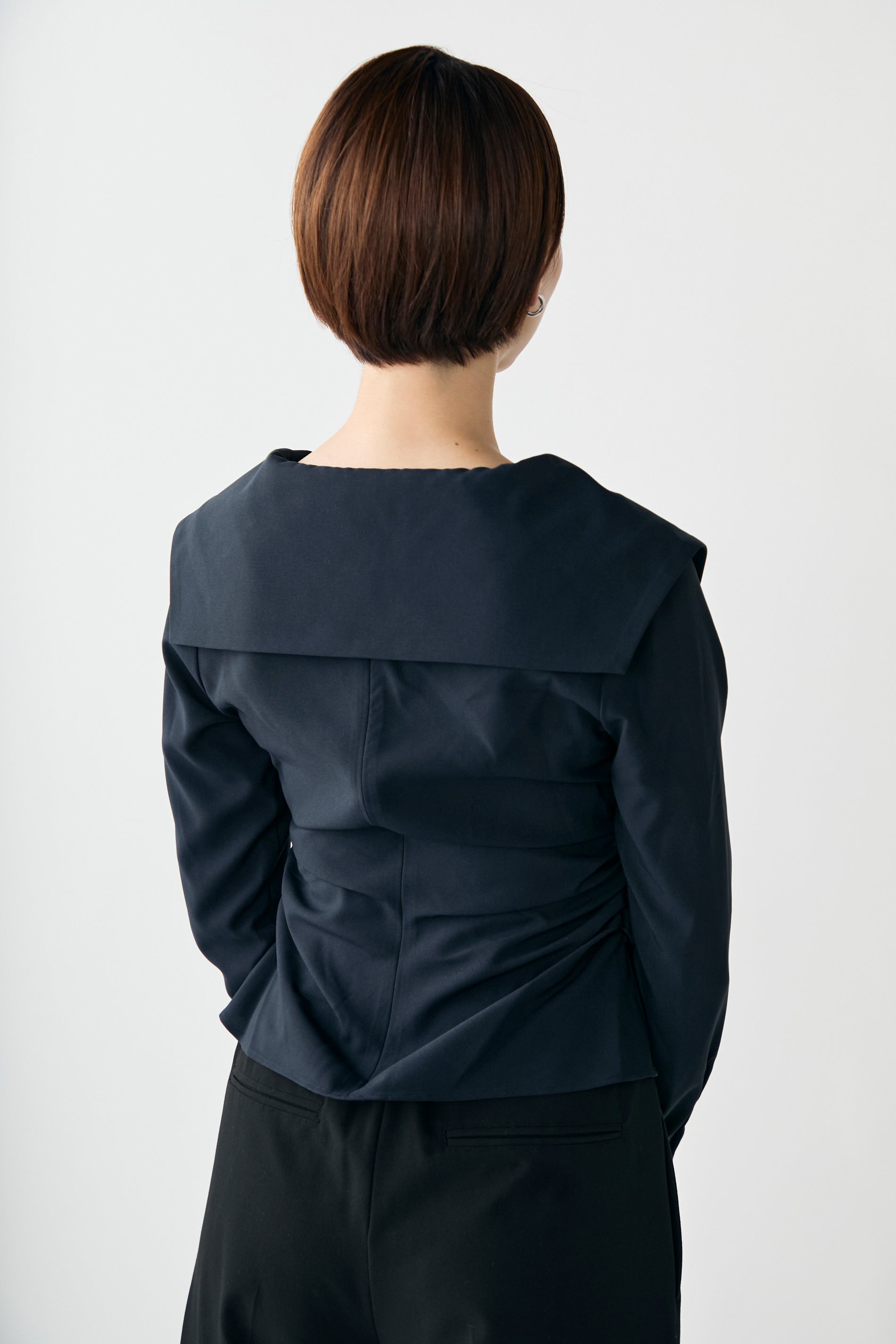 Audire アウディーレ　Shoreline blouse(Navy)S Shoreline blouse(Navy) – Audire