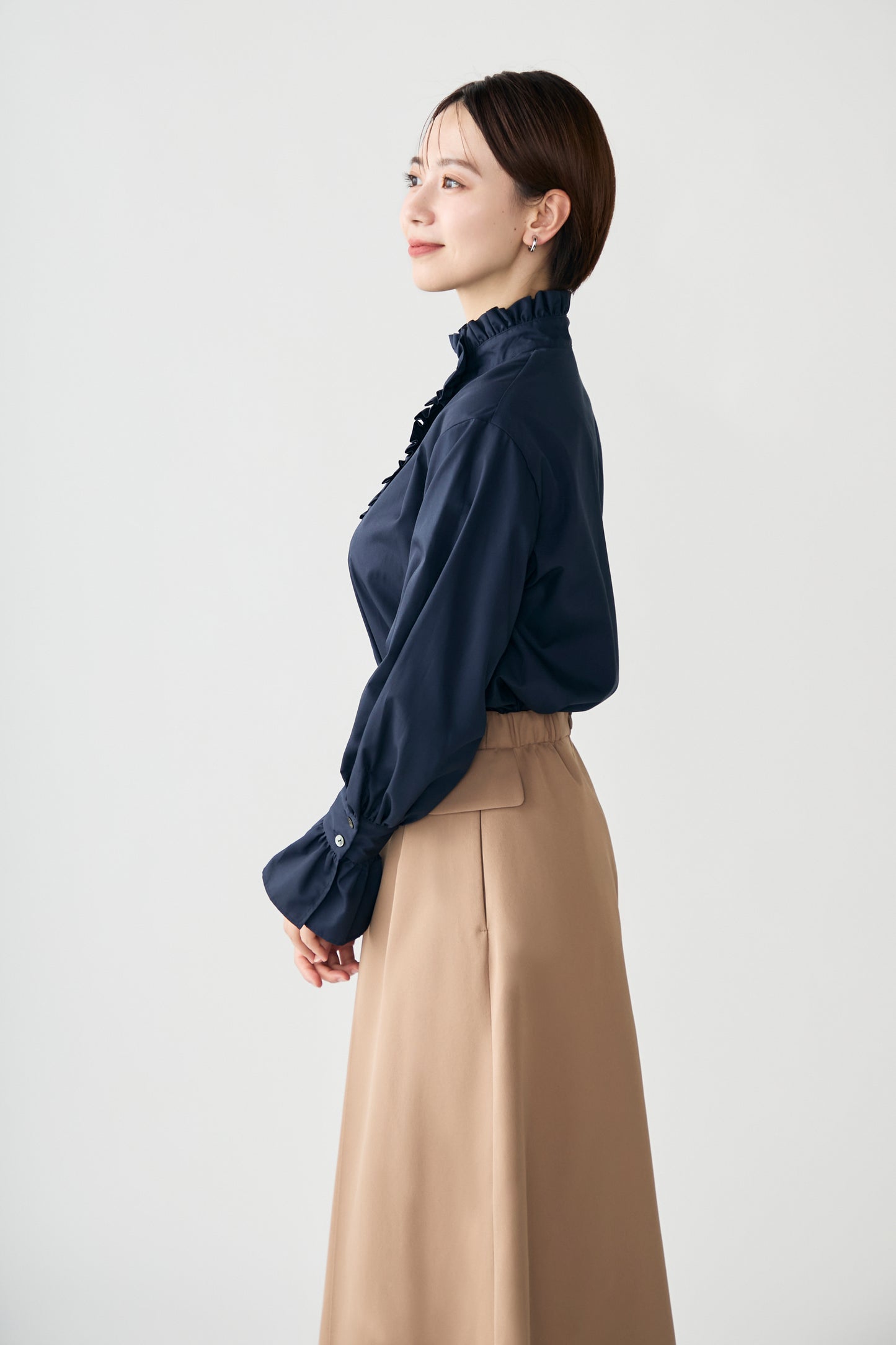 Frame trad skirt(Camel)