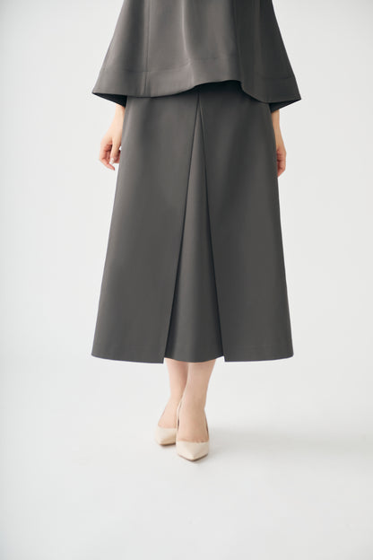 Frame trad skirt(Charcoal)