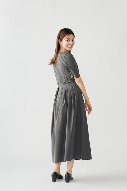 KushuKushu tack dress(Charcoal)