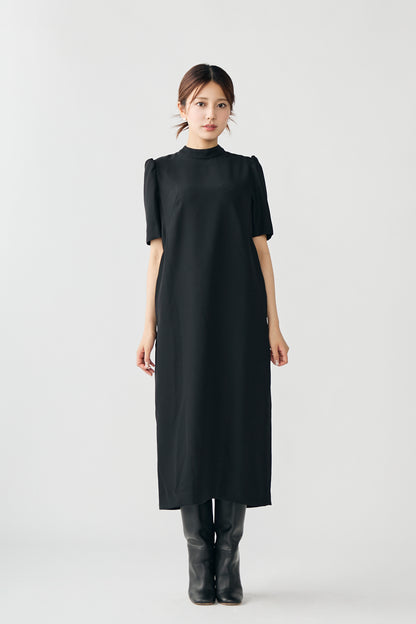 3pattern ribbon dress(Black)