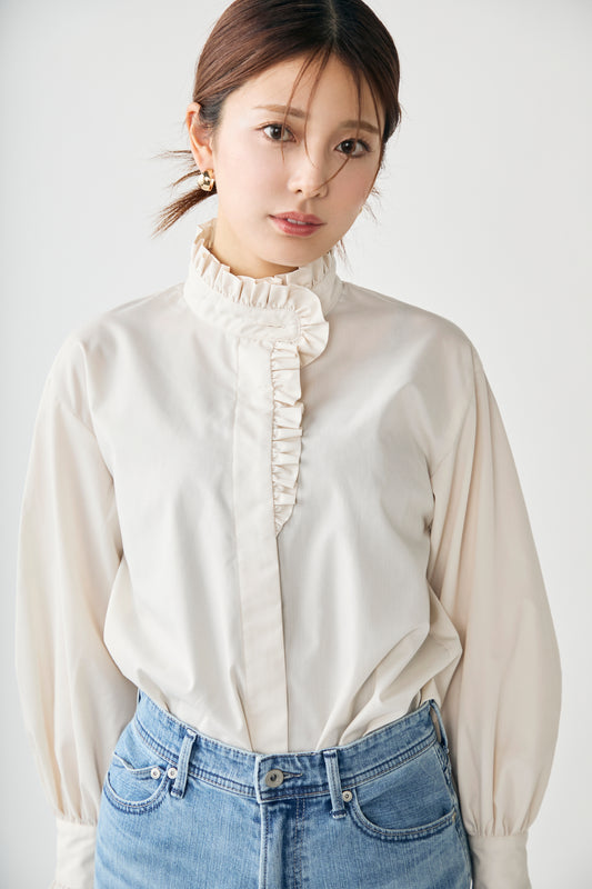 French chic blouse(Cream)