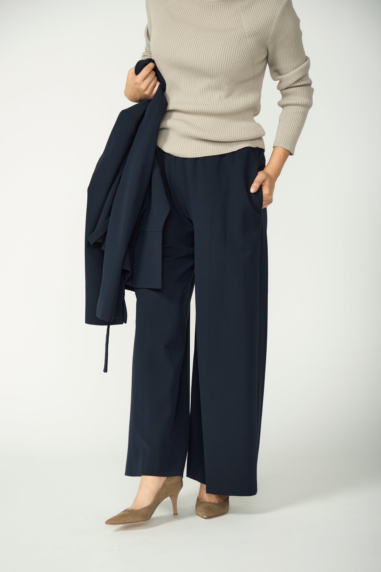 Noona relaxing pants(Navy)