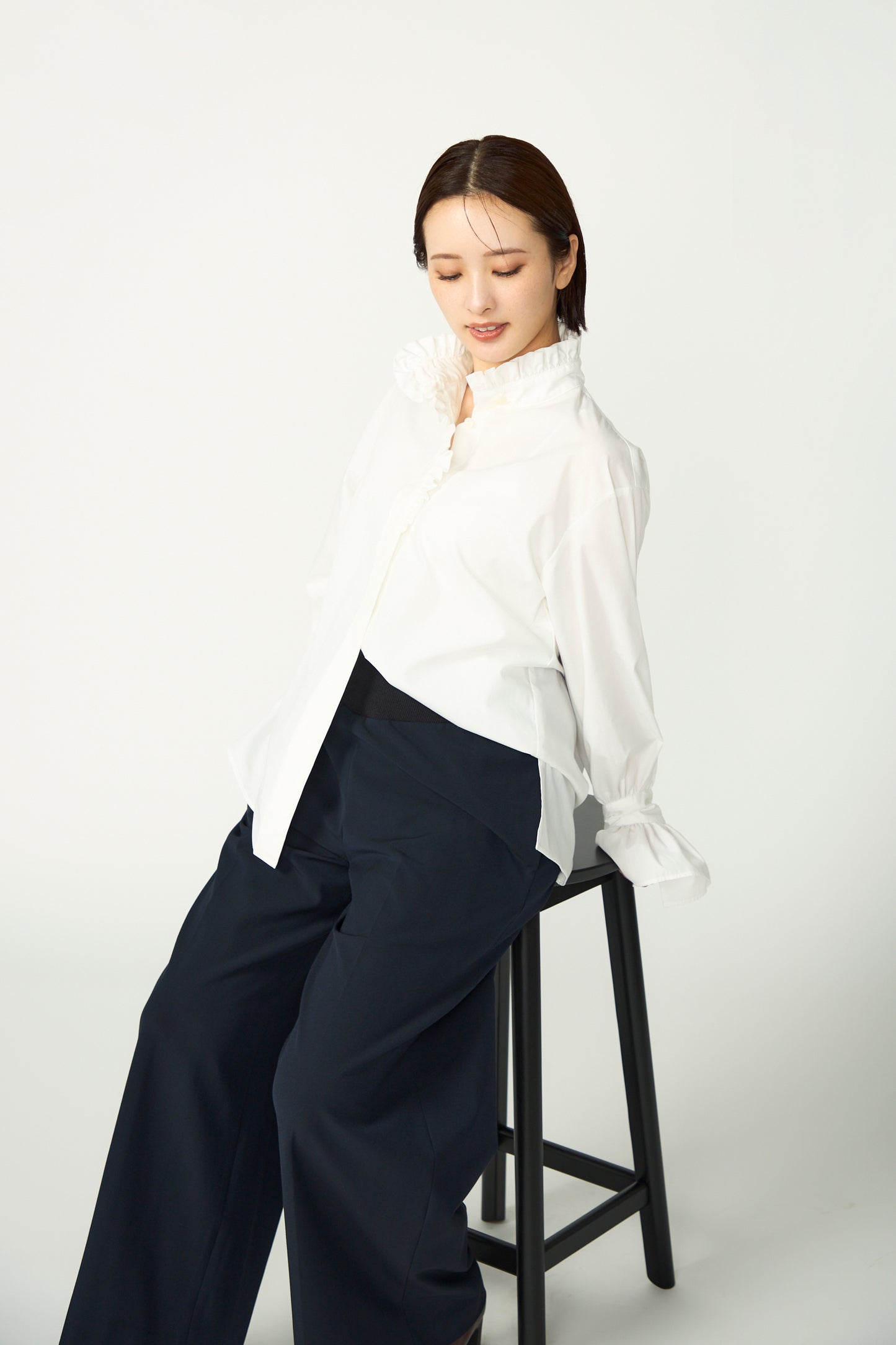 French chic blouse(White)