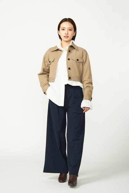 Gentle blouson (Camel)