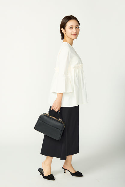 Frills over tops(Ivory)