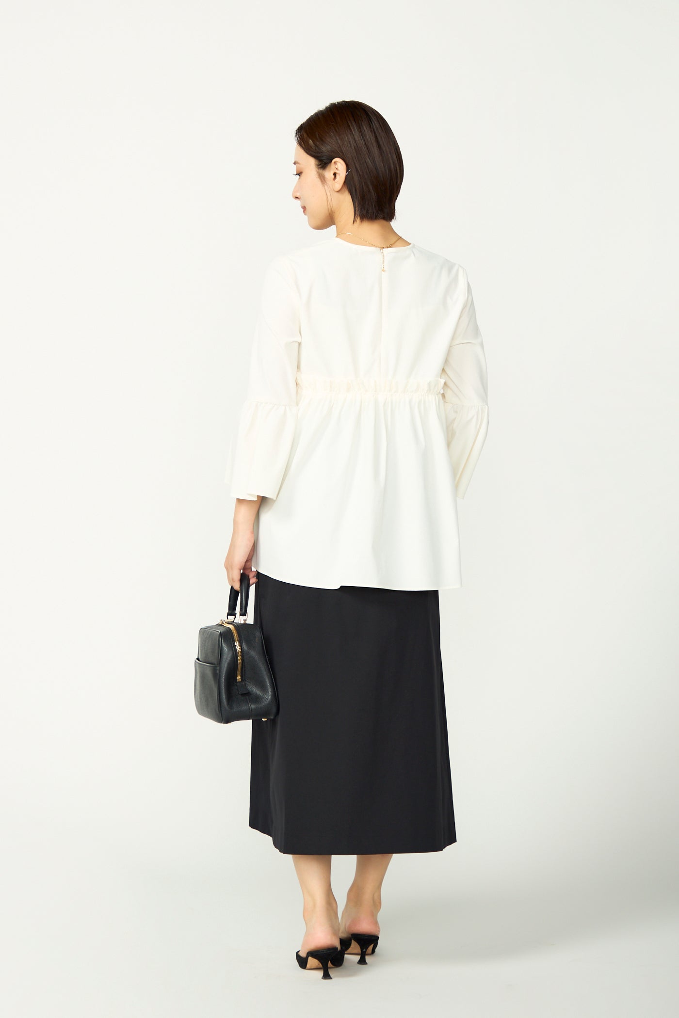 Frills over tops(Ivory)