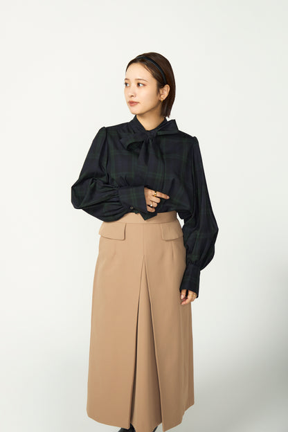 Frame trad skirt(Camel)