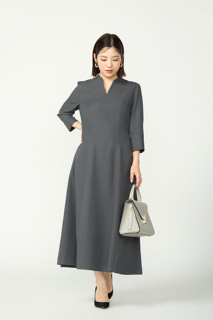 Catherine flare dress (Gray)