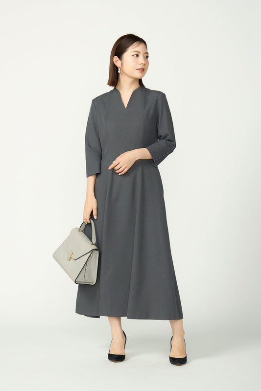 Catherine flare dress (Gray)