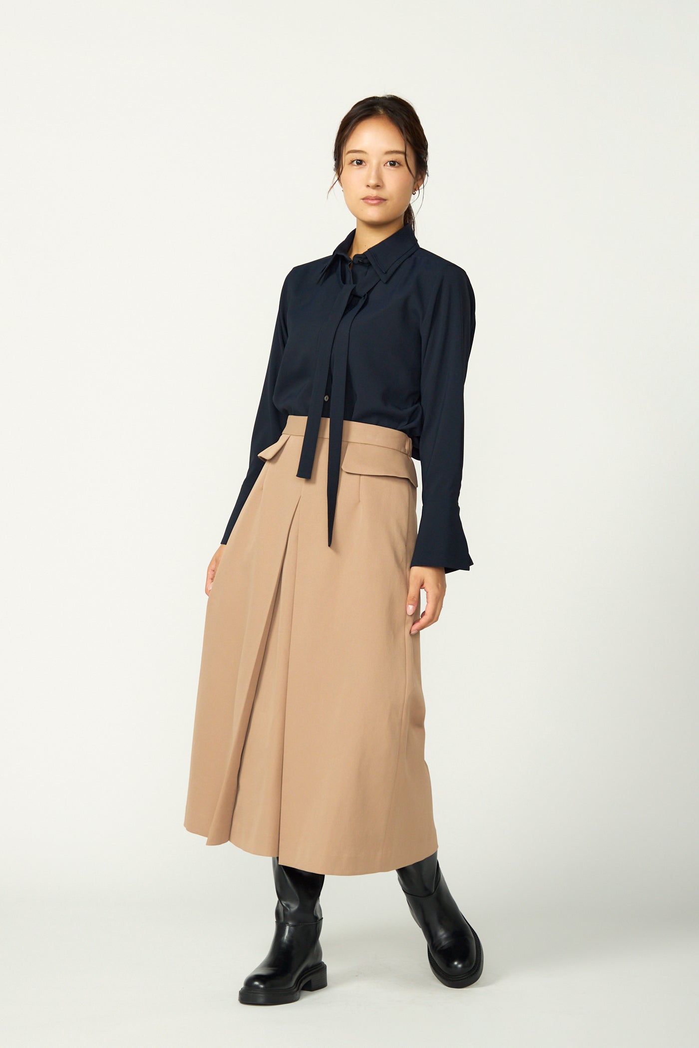Frame trad skirt(Camel) – Audire