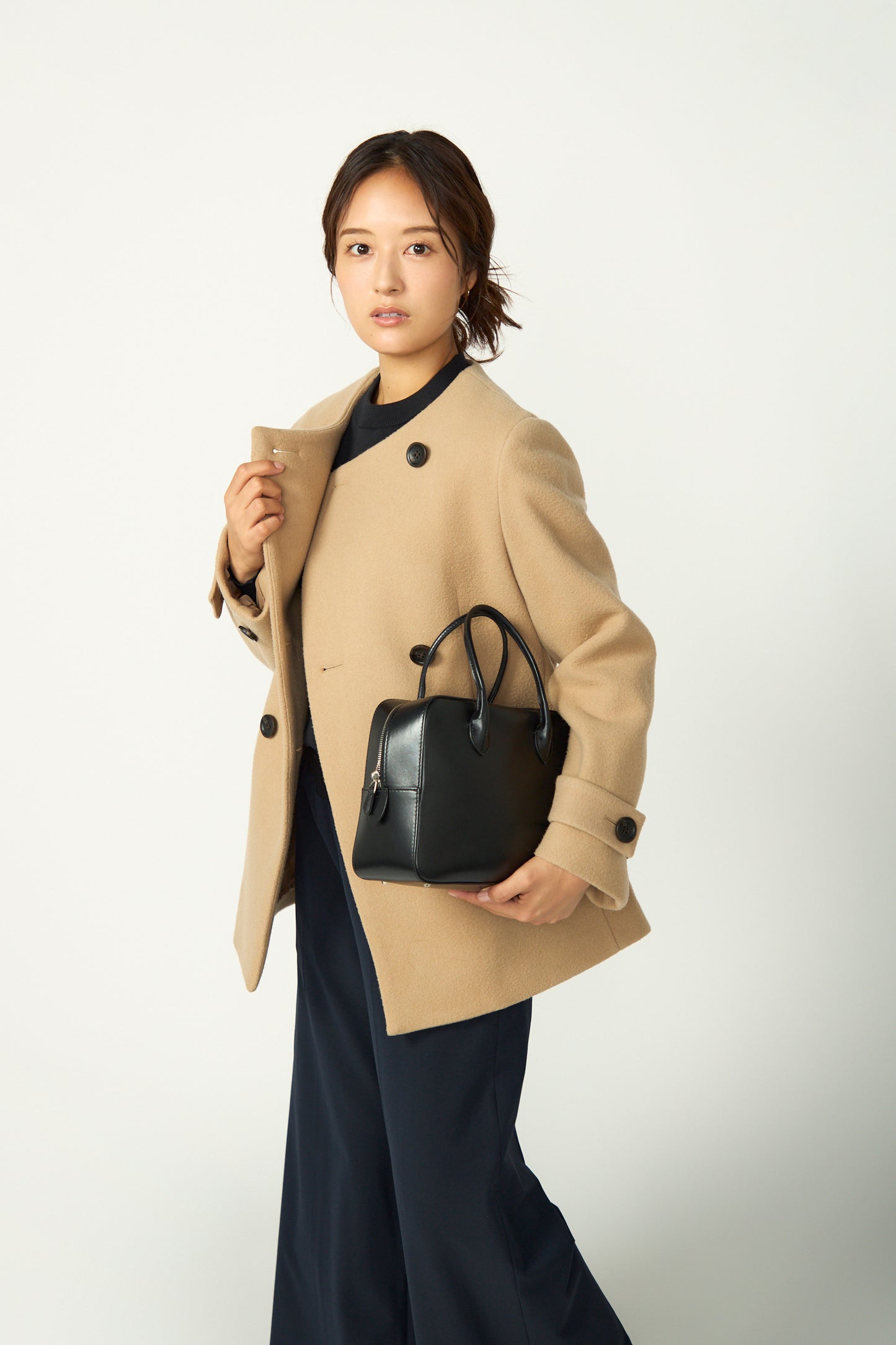 Audire melton coat (Camel)