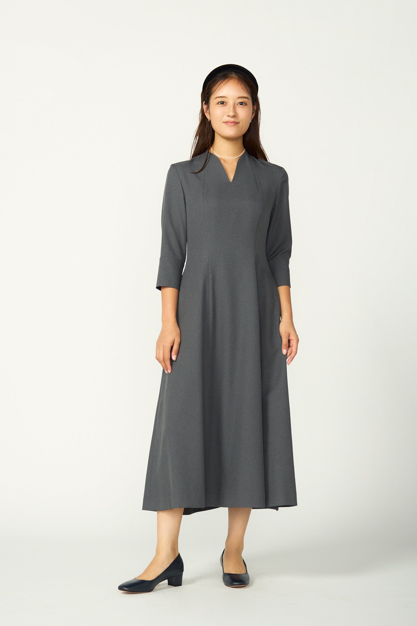 Catherine flare dress (Gray)