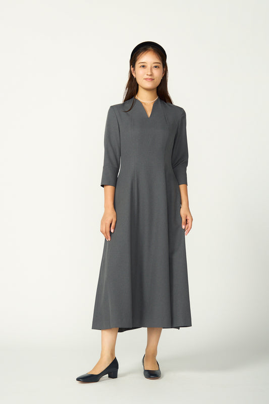 Catherine flare dress (Gray)