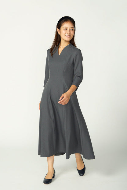 Catherine flare dress (Gray)